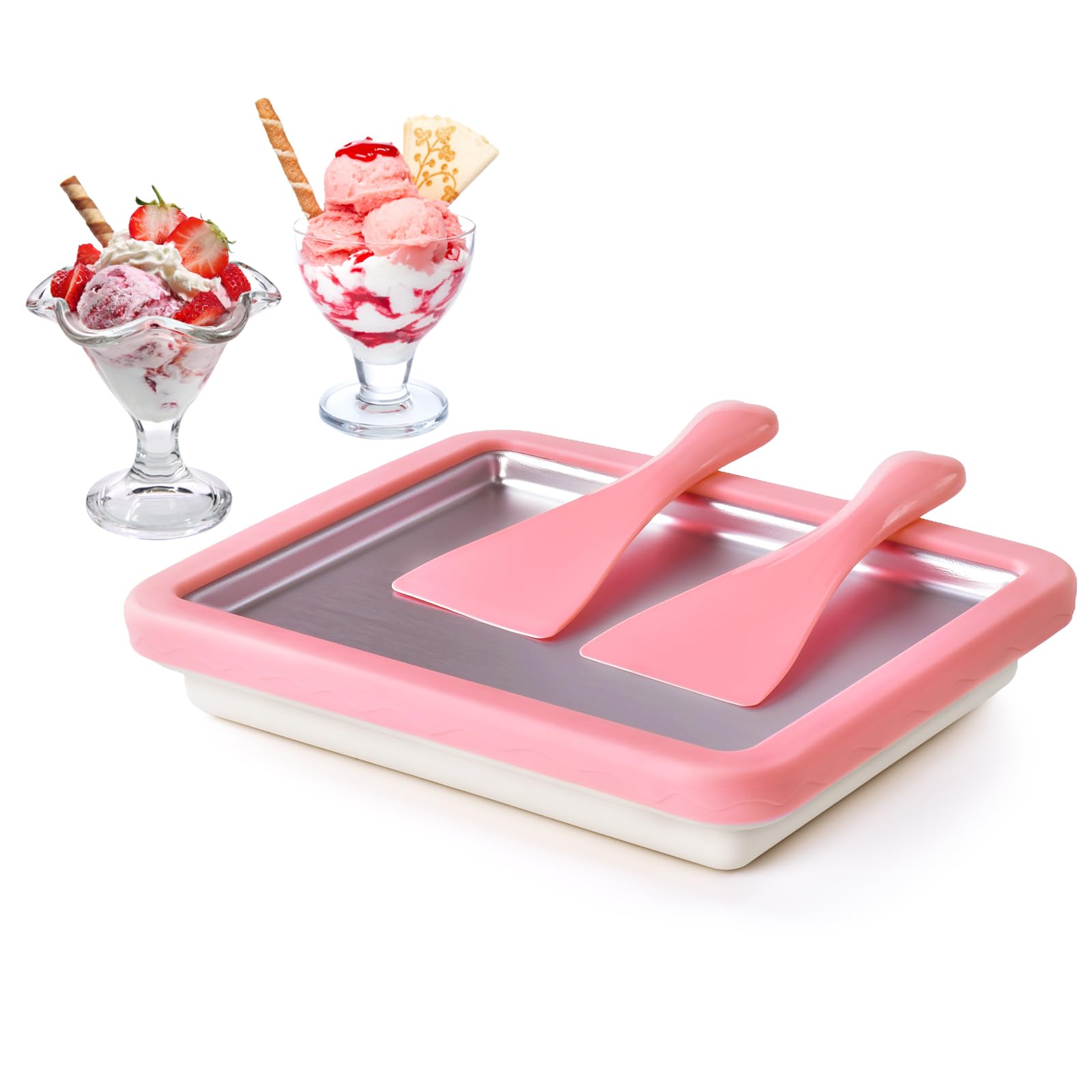 Amazon.com: ROEDEER Rolled Ice Cream Maker, Ice Cream Roll Maker